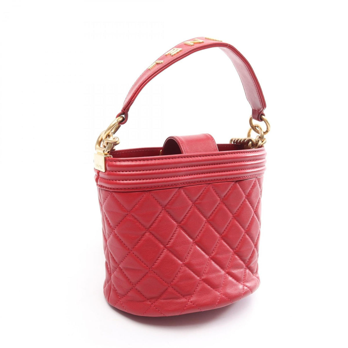CHANEL Red Boy Chanel 2WAY Lambskin (sheep leather) 2104102523639