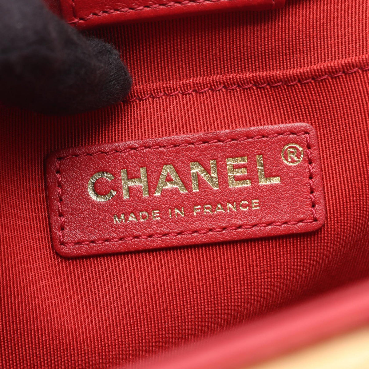 CHANEL Red Boy Chanel 2WAY Lambskin (sheep leather) 2104102523639