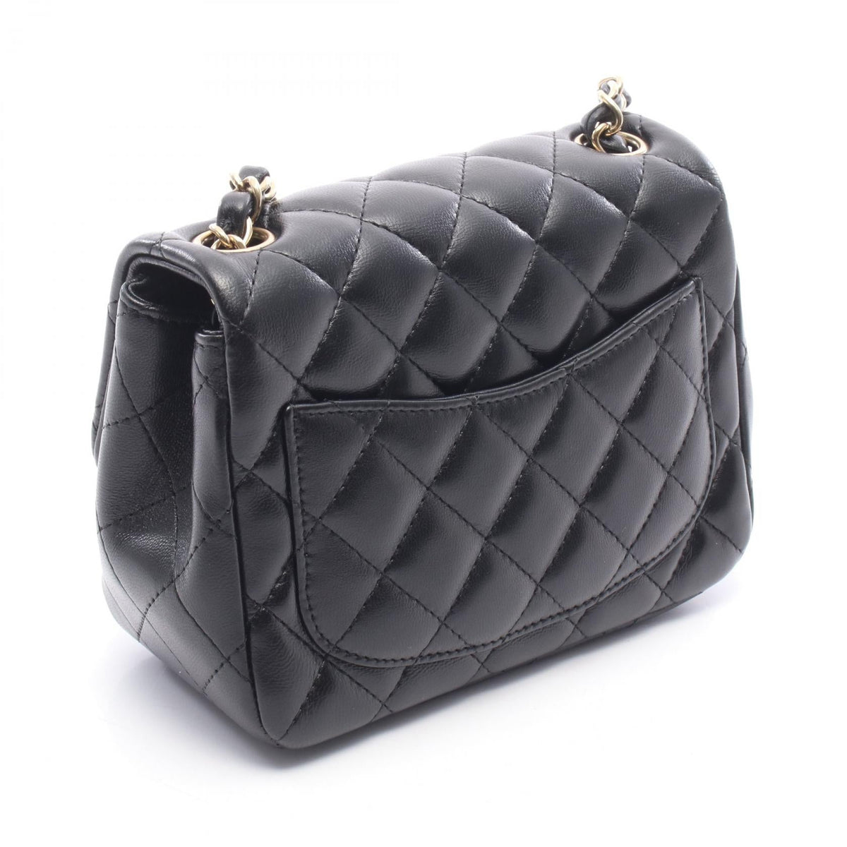 CHANEL Black Mini Matelasse Lambskin (sheep leather) A35200 2120300055079
