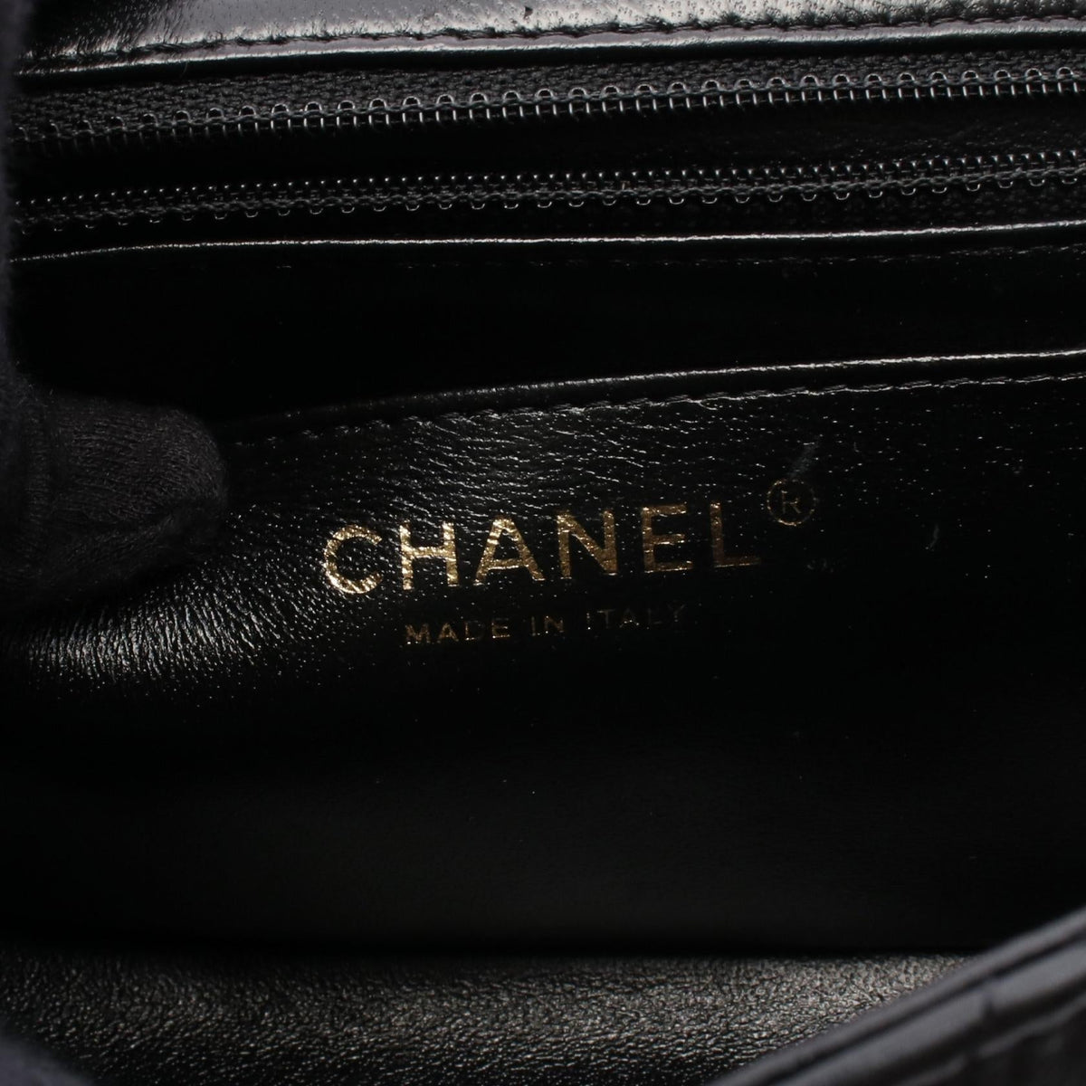 CHANEL Black Mini Matelasse Lambskin (sheep leather) A35200 2120300055079