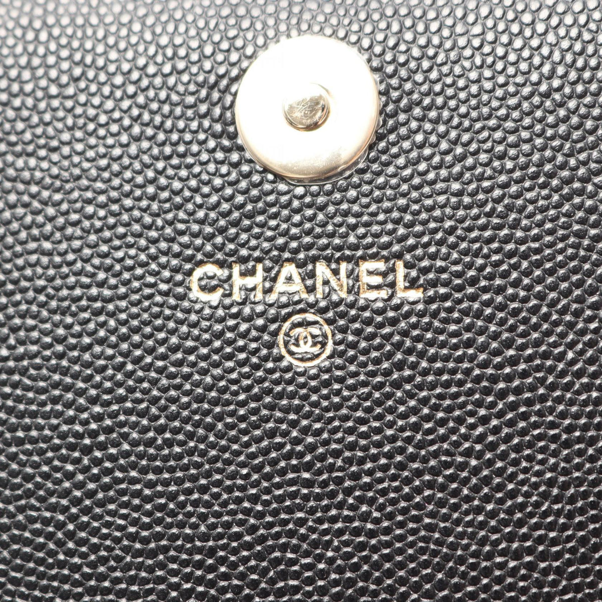 CHANEL Black Matelasse Grained Calfskin leather 2104102523332