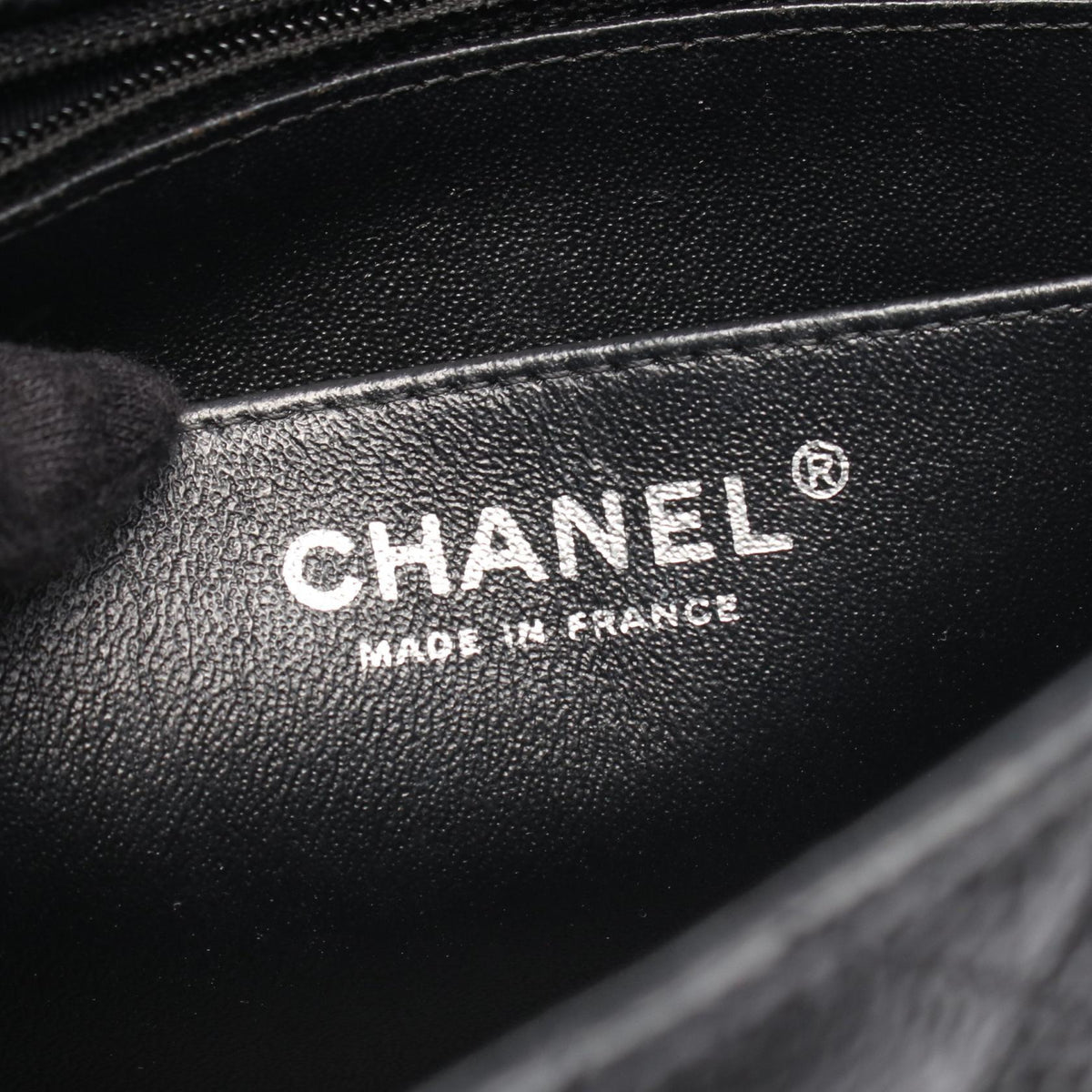 CHANEL Black Mini Matelasse Grained Calfskin leather 2104102523653