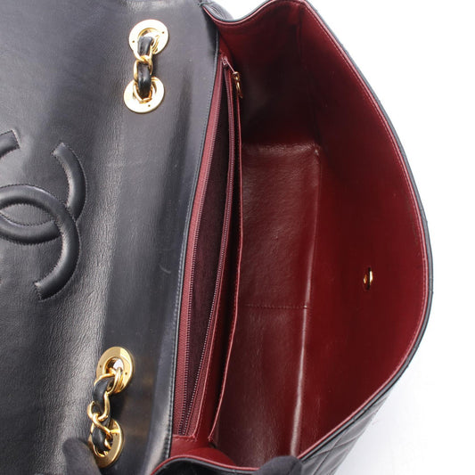CHANEL Black Big Matelasse34 Lambskin (sheep leather) 2101220013288