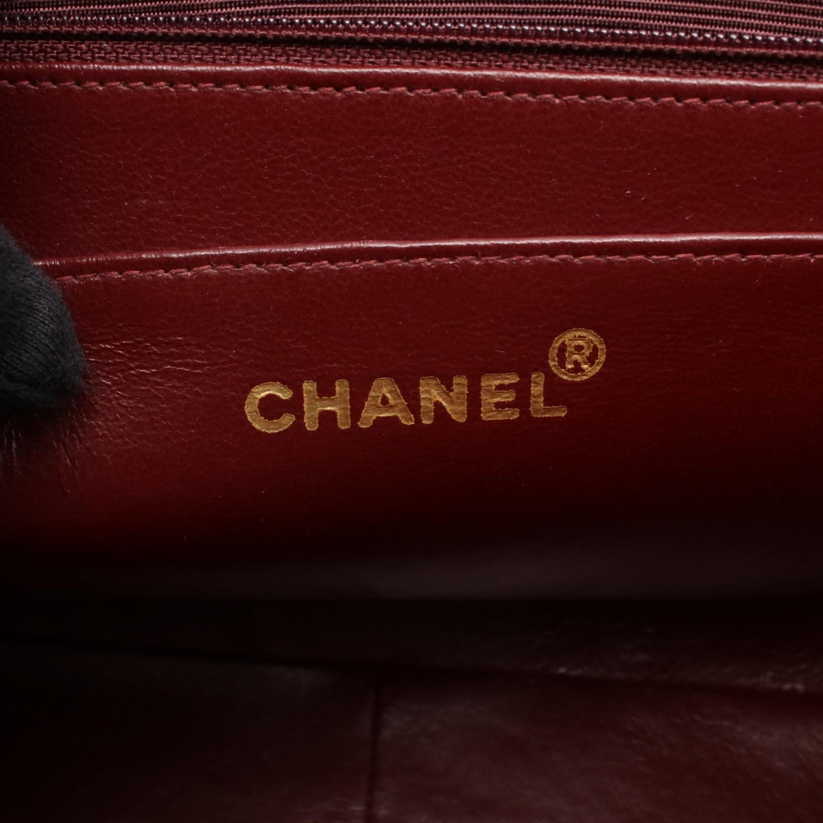 CHANEL Black Big Matelasse34 Lambskin (sheep leather) 2101220013288