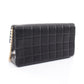 CHANEL Black Chocolate Bar Pearl Chain Shoulder Lambskin (sheep leather) 2101220013769