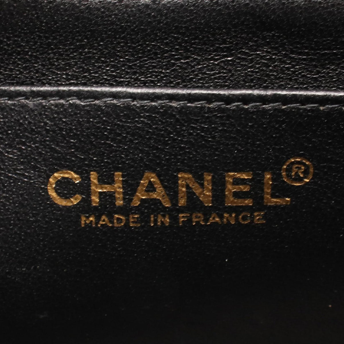 CHANEL Black Chocolate Bar Pearl Chain Shoulder Lambskin (sheep leather) 2101220013769
