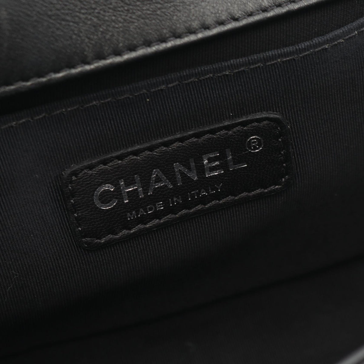 CHANEL Black Boy chanel Lambskin (sheep leather) A67086 2101220012731
