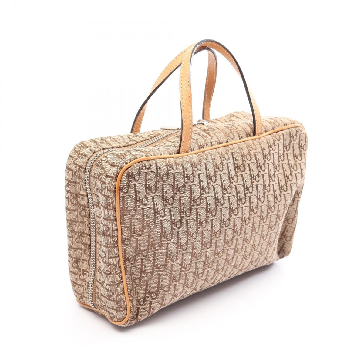 Dior Trotter Handbag Beige/Brown canvas leather 2101220012960