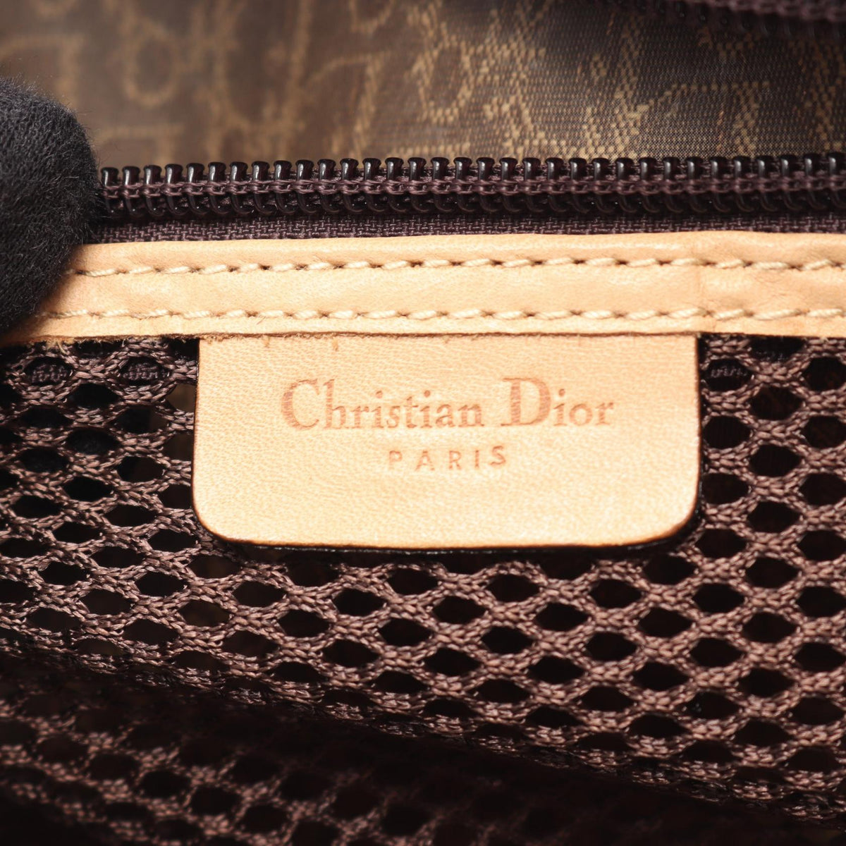 Dior Trotter Handbag Beige/Brown canvas leather 2101220012960