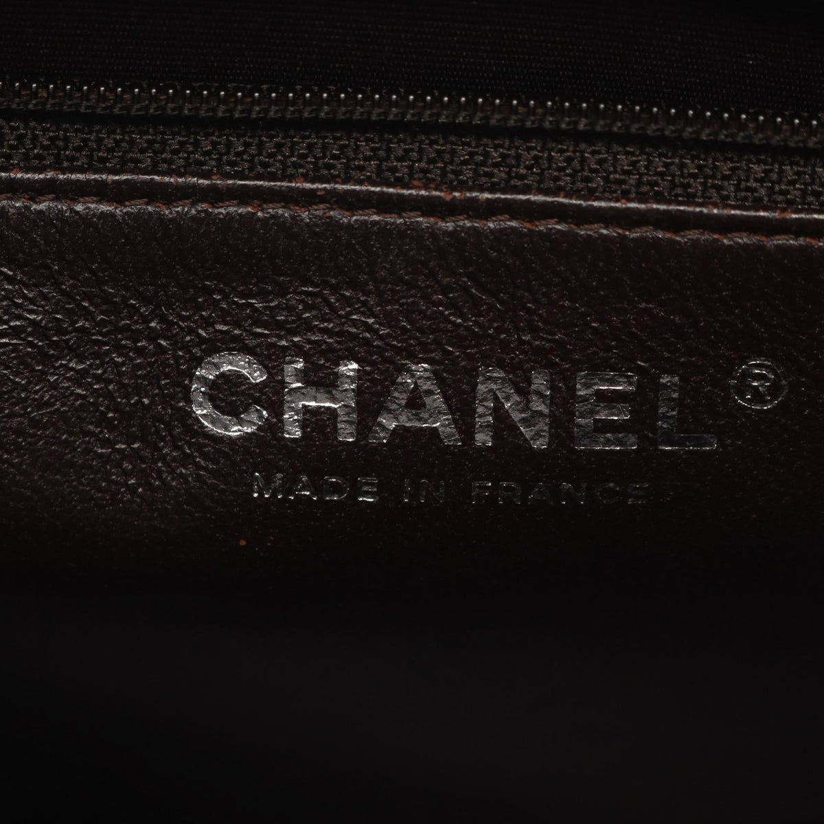 CHANEL Brown Medallion tote Grained Calfskin leather A01804 2101220013059