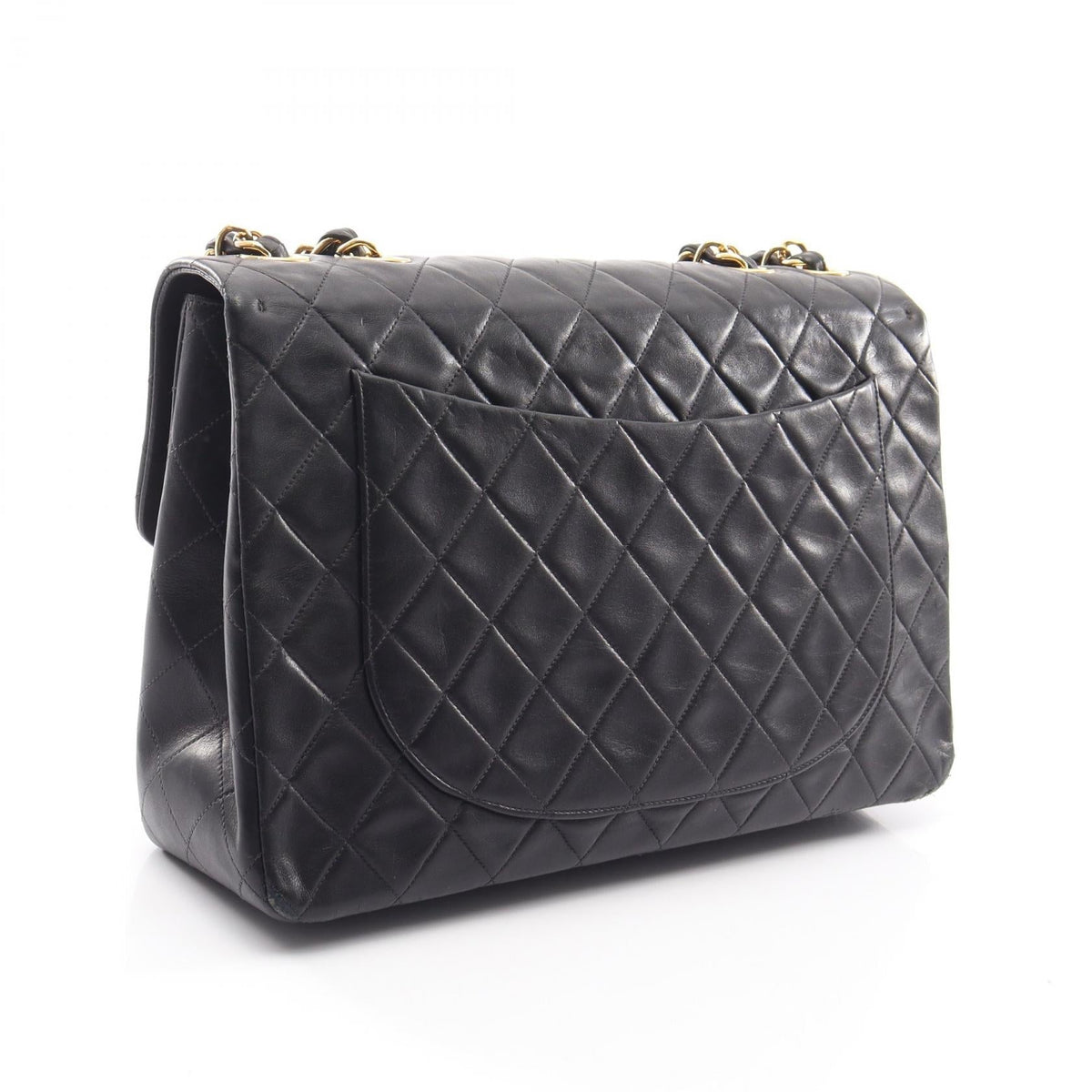 CHANEL Black Big Matelasse34 Lambskin (sheep leather) 2101220012007