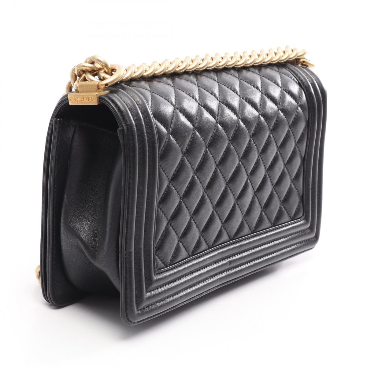 CHANEL Black Boy chanel Lambskin (sheep leather) A67086 2101220012014
