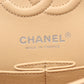 CHANEL Beige Matelasse W flap Grained Calfskin leather 2101220012236