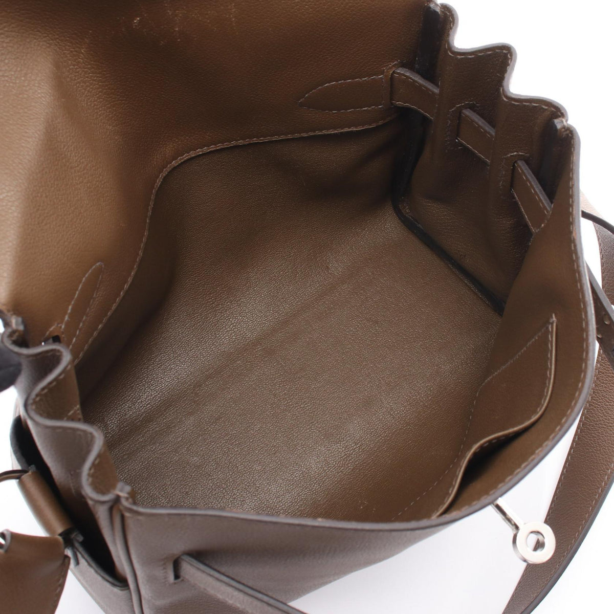 HERMES Kelly Messenger PM Shoulder Bag Brown Evercolor leather leather Evercolor leather 2104102522922