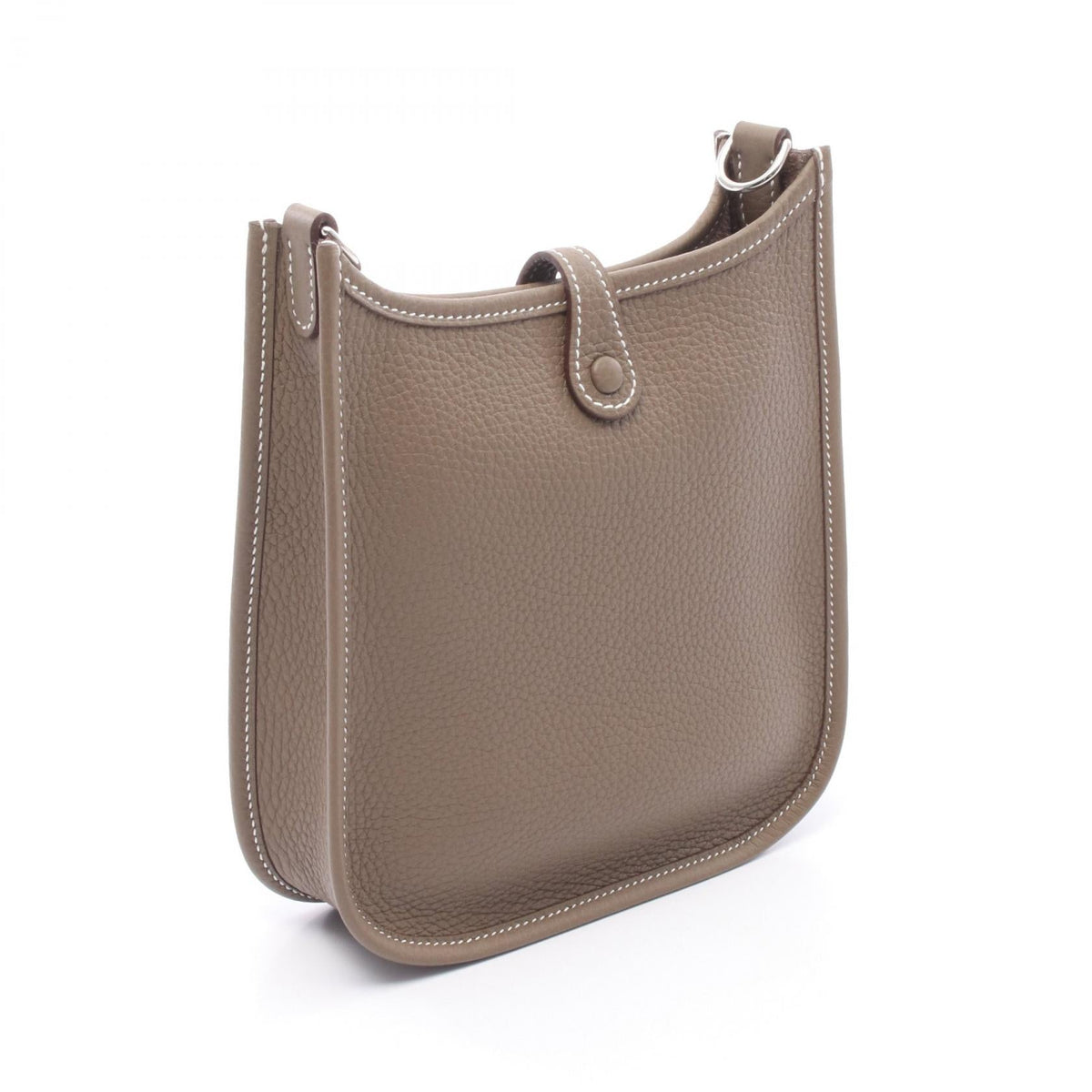 HERMES EvelyneTPM Shoulder BagEtoupe Grey Etoupe Grey Gray Taurillon Clemence leather Taurillon Clemence 2104102522908