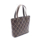 CHANEL Brown Wild stitch leather 2101220011413