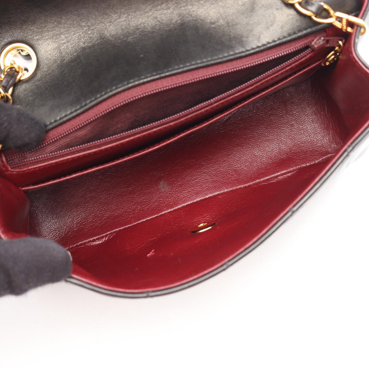 CHANEL Black Matelasse Diana Flap Lambskin (sheep leather) A01164 2101220011666