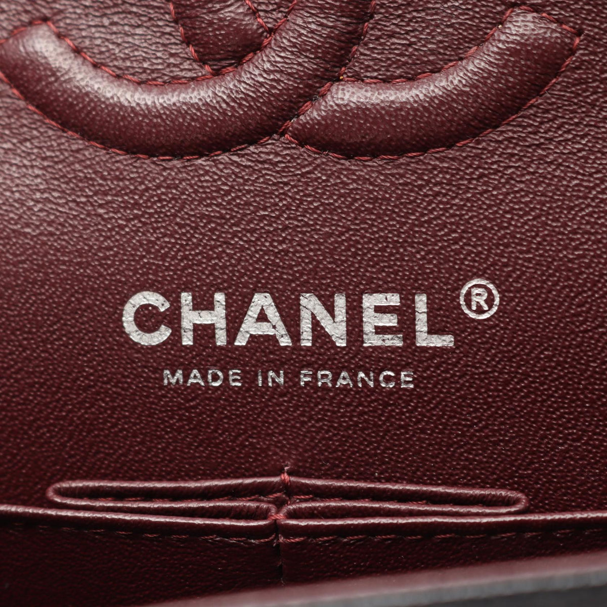 CHANEL Black Matelasse W flap Grained Calfskin leather 2101220011390