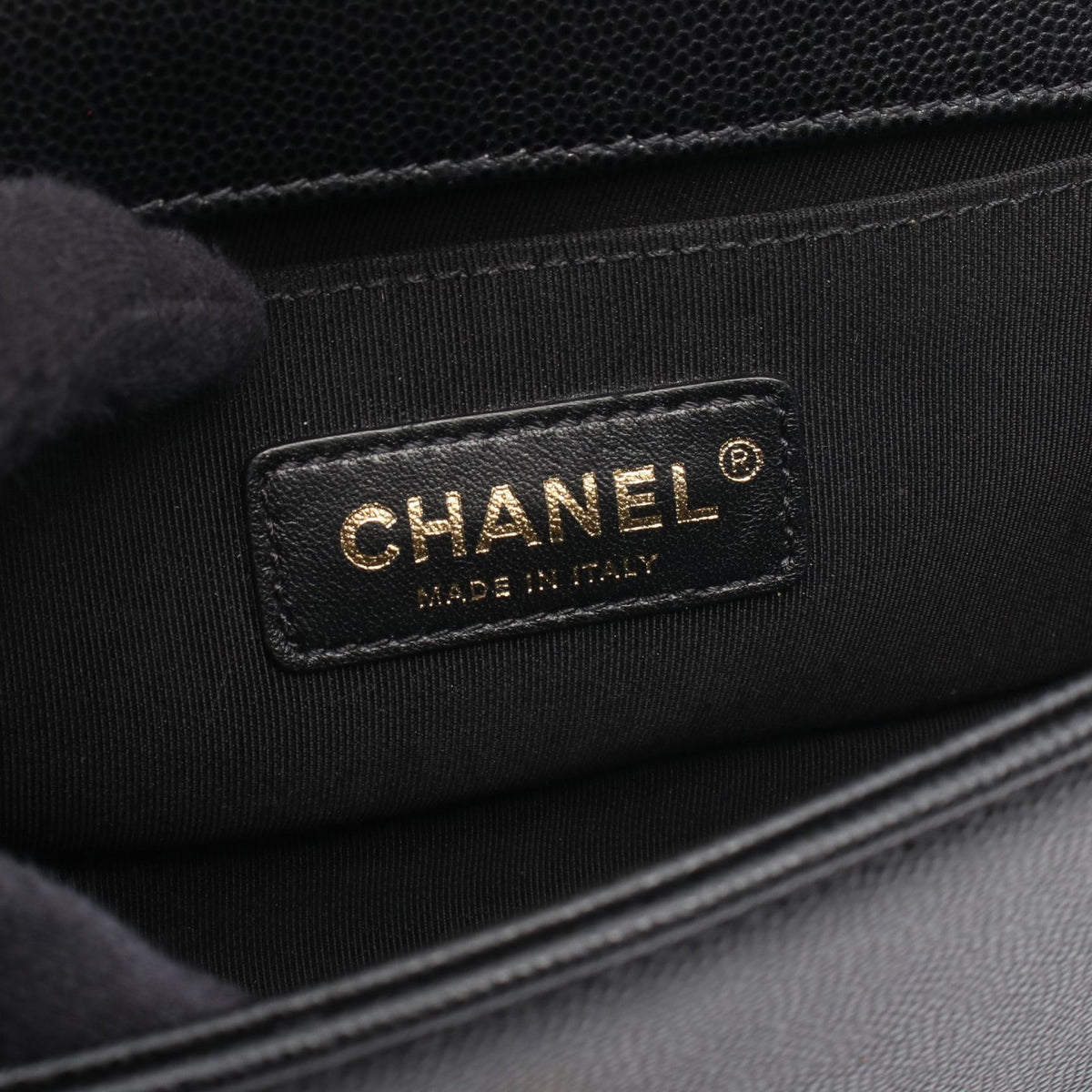 CHANEL Black Boy Chanel Small Grained Calfskin leather A67085 2101220011611