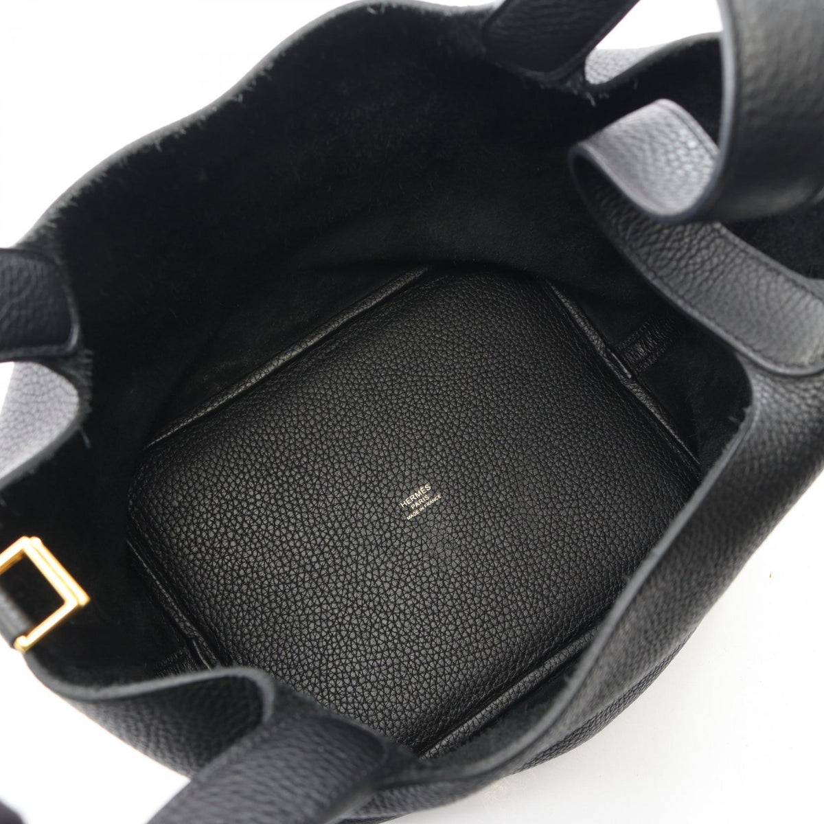 HERMES Picotin Lock MM HandbagNoir Black Noir Black Black Taurillon Clemence leather Taurillon Clemence 2106800636857