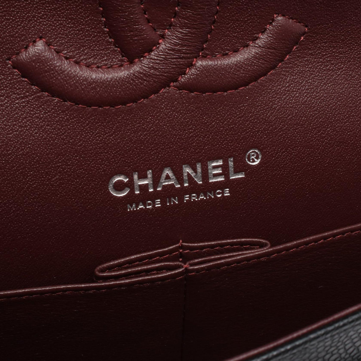 CHANEL Black Matelasse W flap Grained Calfskin leather A01112 2121400017844