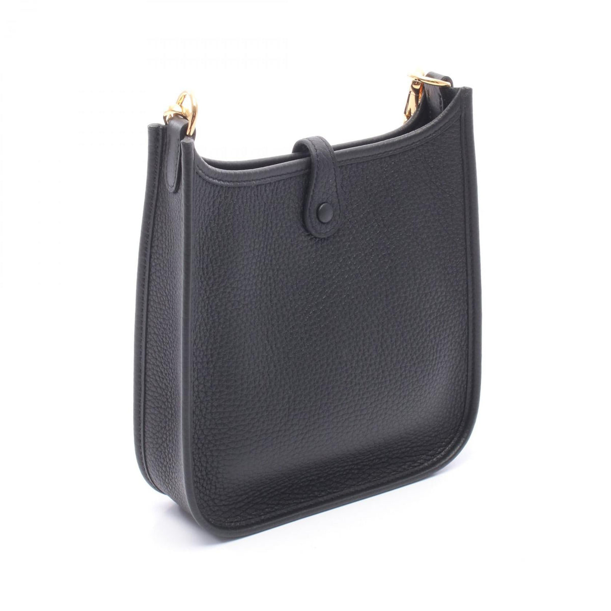 HERMES EvelyneTPM Shoulder Bag Black Taurillon Clemence leather 2104102522533