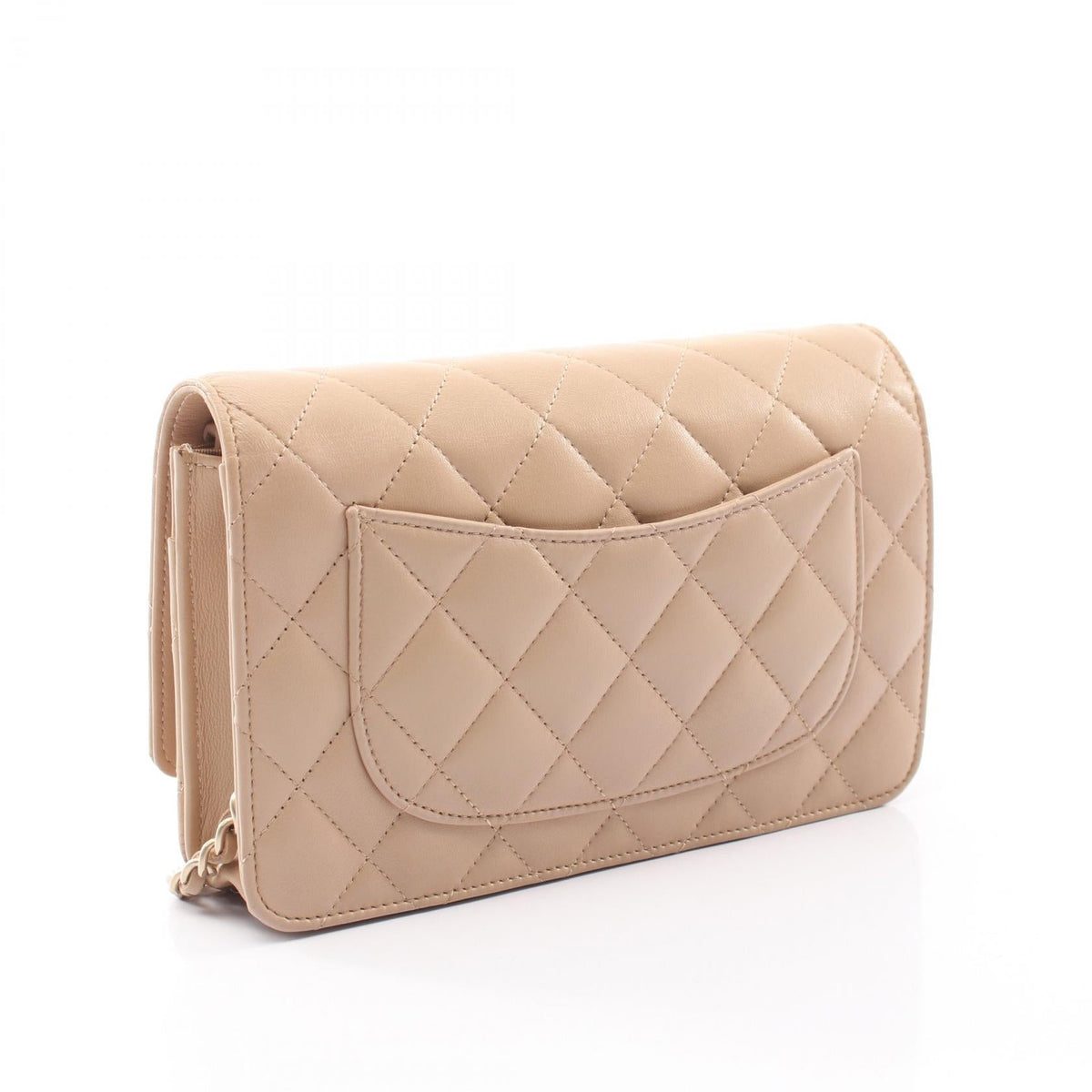 CHANEL Beige Matelasse Lambskin (sheep leather) 2120300054751