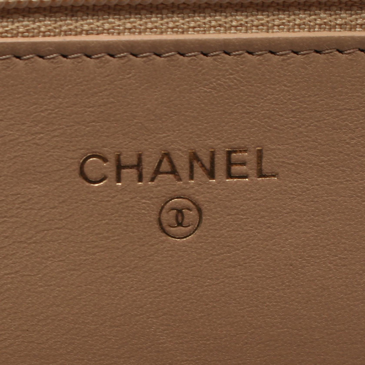 CHANEL Beige Matelasse Lambskin (sheep leather) 2120300054751