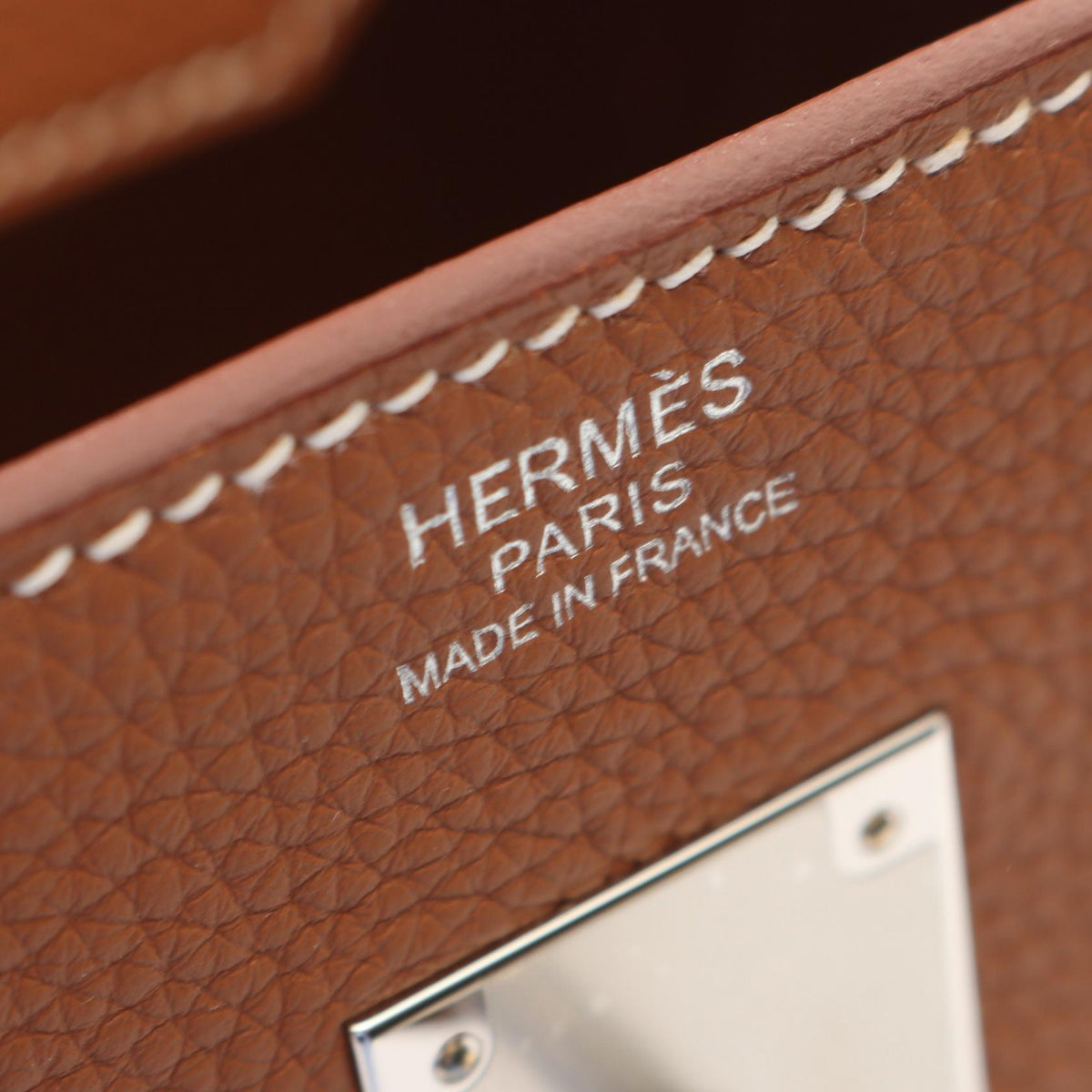 HERMES Birkin 30 Gold Handbag Brown Togo leather Other Togo leather 2121500000340