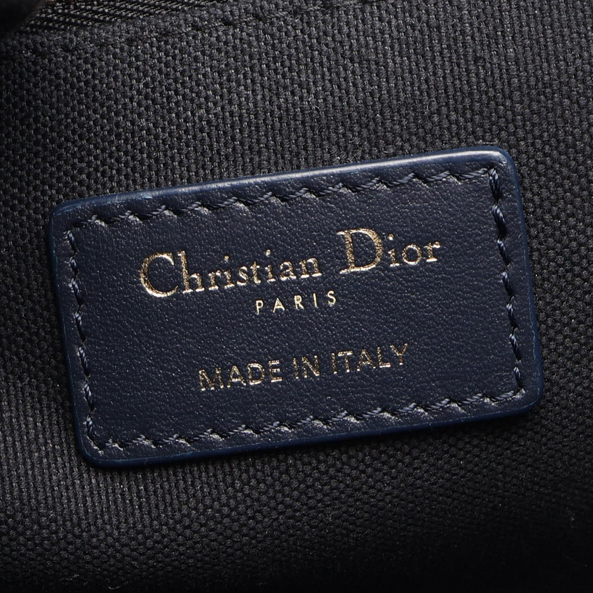 Dior BOOK TOTE Small Toile de Jouy Reverse Embroidery 2-Way Bag Tote Bag Navy/Beige canvas�leather 2101220004958
