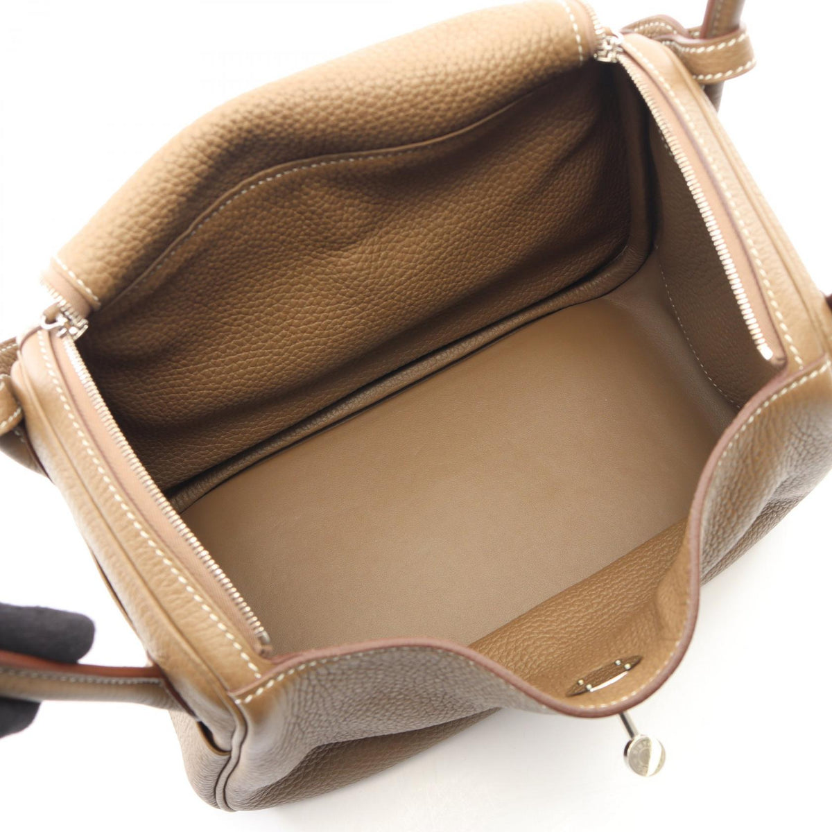 HERMES Lindy 26 Shoulder BagEtoupe Grey Etoupe Grey Gray Taurillon Clemence leather Taurillon Clemence 2118800166494