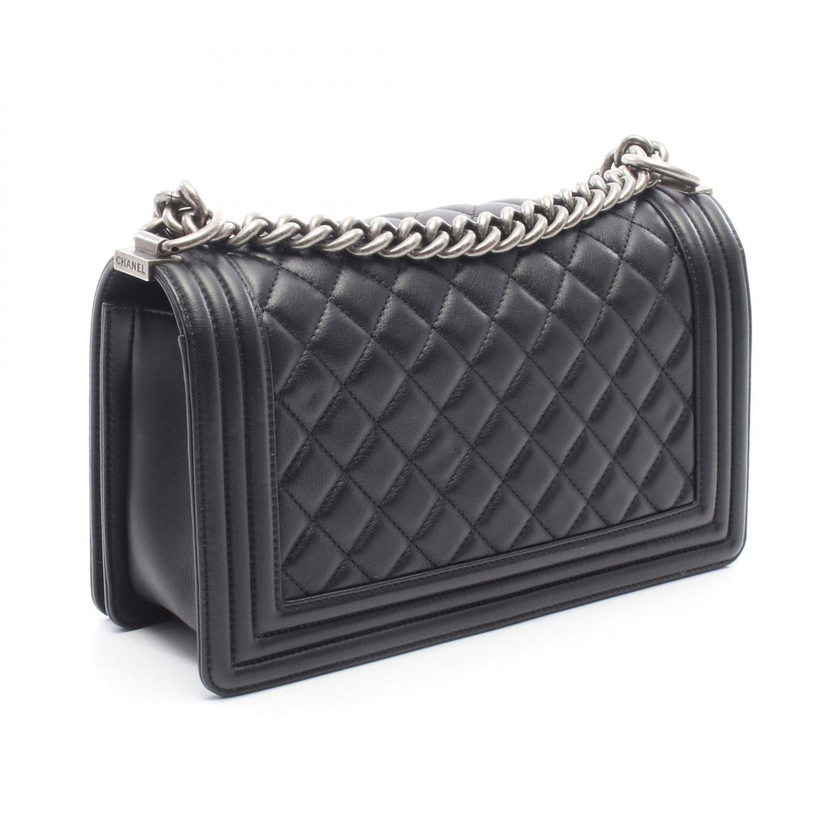 CHANEL Black Boy chanel Lambskin (sheep leather) A67086 2120300054584