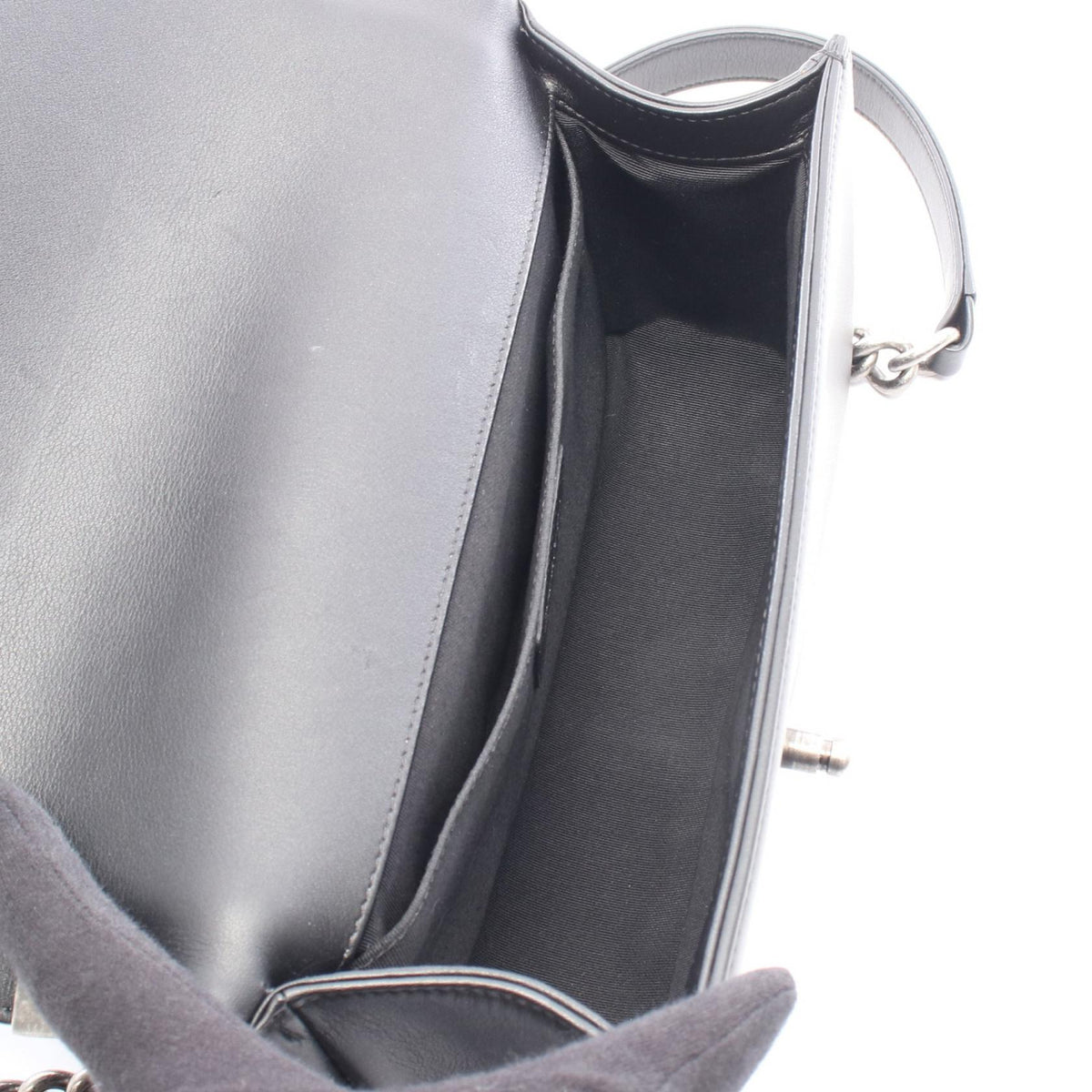 CHANEL Black Boy chanel Lambskin (sheep leather) A67086 2120300054584