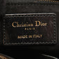 Dior Lady Christian Dior Small Cannage 2WAY Handbag Black leather 2120100034373