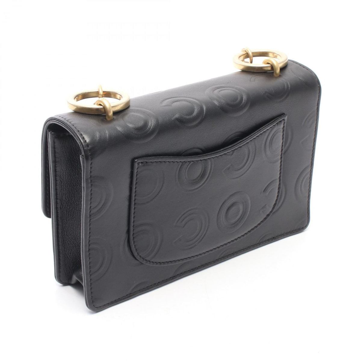 CHANEL Black COCO Embossed Small Flap leather 2101220003050