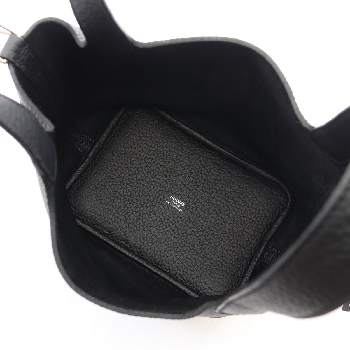 HERMES Picotin Lock PM HandbagNoir Black Noir Black Black Taurillon Clemence leather Taurillon Clemence 2107400257862