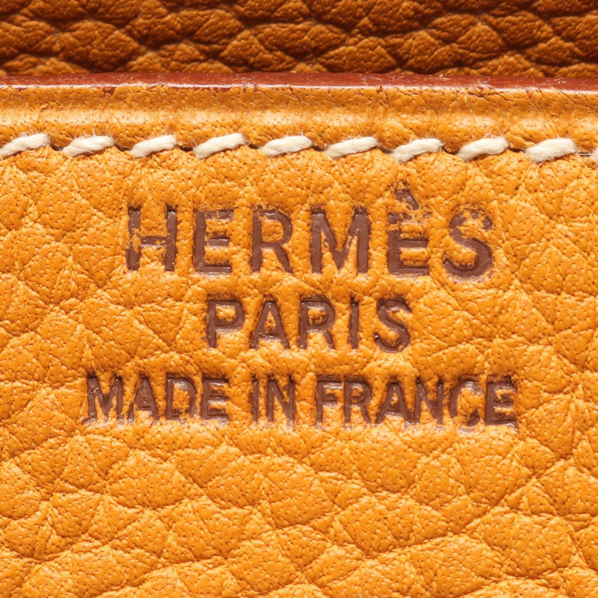 HERMES Birkin 40 Handbag Yellow Togo leather leather 2101219996431