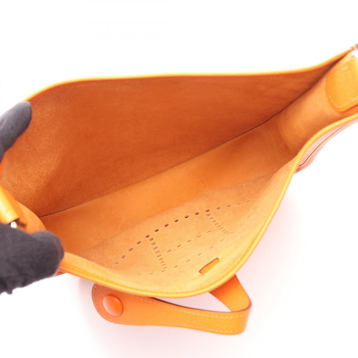 HERMES Evelyne 2 de PM Shoulder BagOrange Orange Orange Epsom leather Epsom 2107601166840