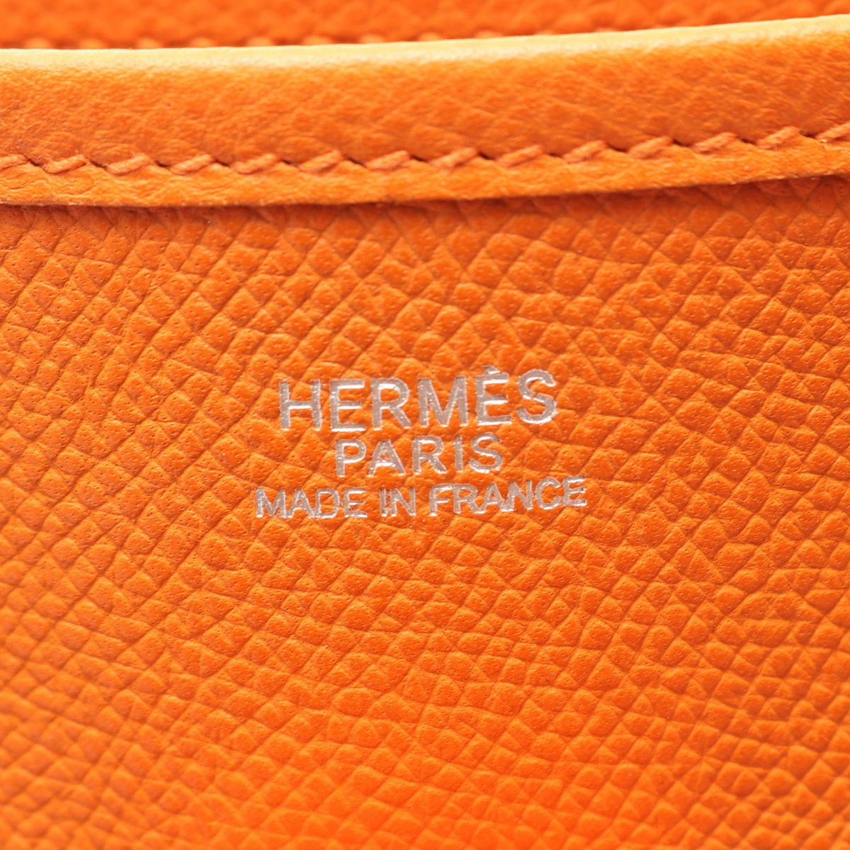 HERMES Evelyne 2 de PM Shoulder BagOrange Orange Orange Epsom leather Epsom 2107601166840