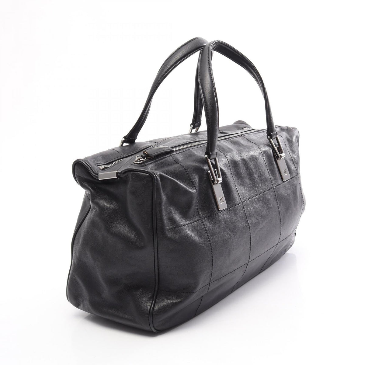 CHANEL Black Chocolate bar Lambskin (sheep leather) 2121400017424