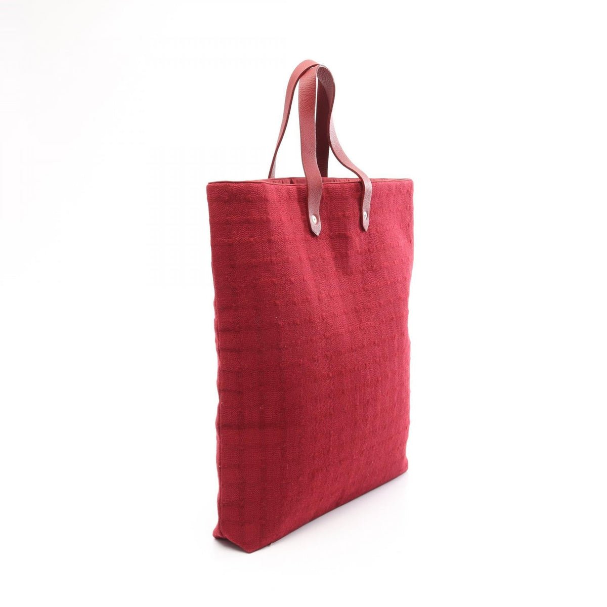 HERMES Amedaba GM Rouge HandbagRouge Rouge Red canvas leather 2121400017530