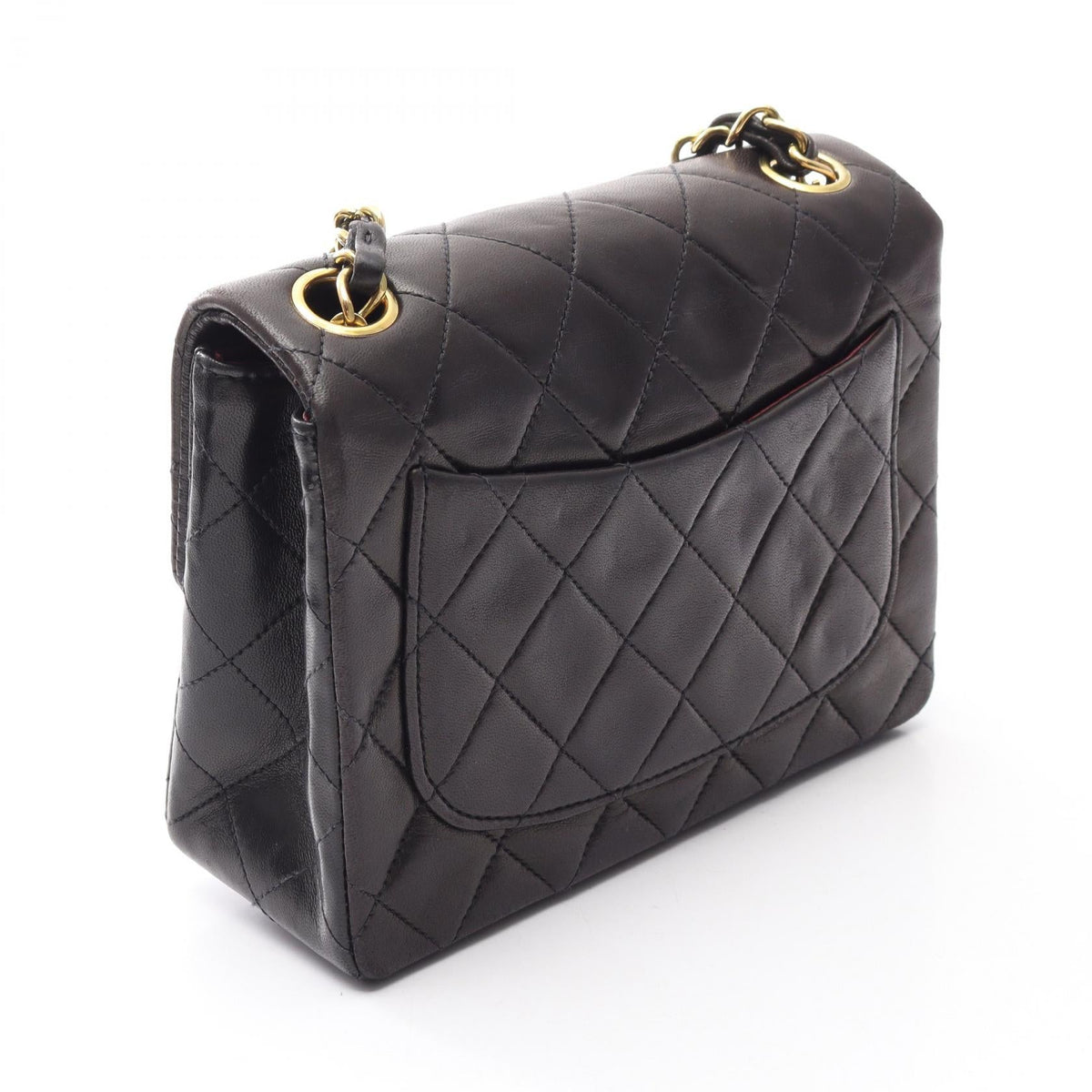 CHANEL Black Mini Matelasse Lambskin (sheep leather) 2104102522106