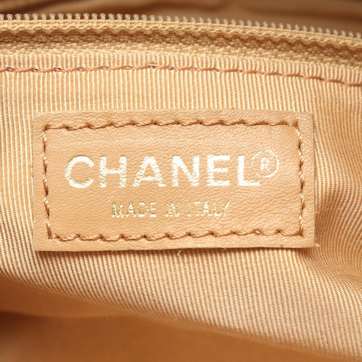 CHANEL Gold Chocolate bar leather 2101219994987