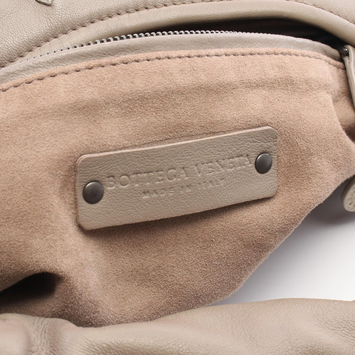 BOTTEGA VENETA Veneta Intrecciato Hobo Bag Shoulder Bag Beige leather Exotic leather 2101219995984