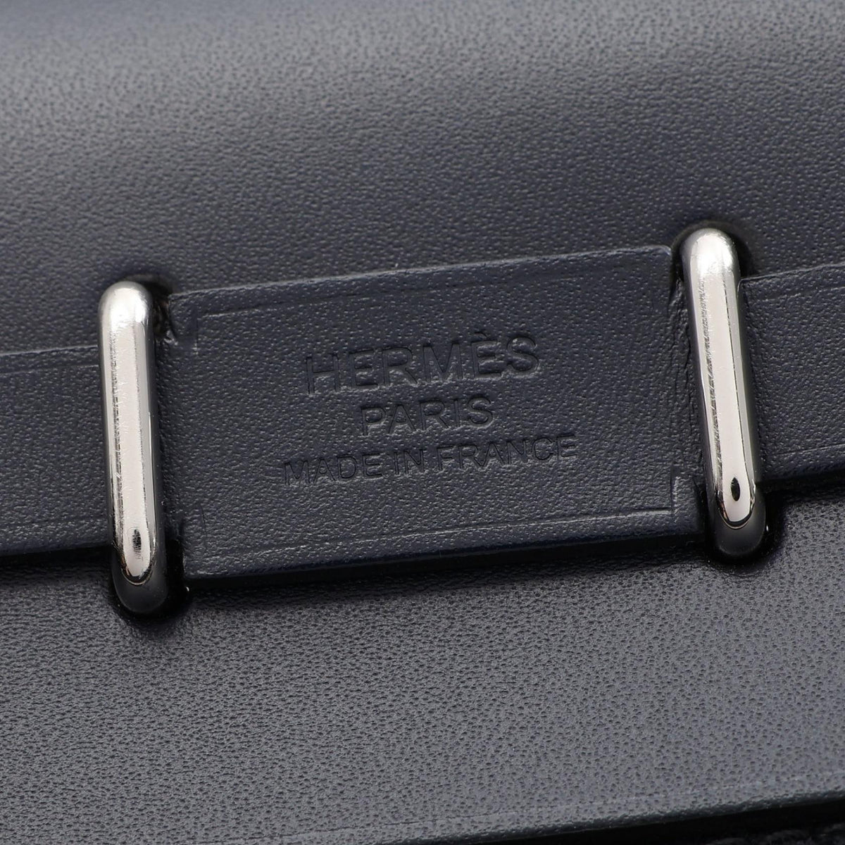 HERMES Alebag Zip Mini Blue nuit Shoulder BagBlue nuit Blue nuit Navy/Black Vache leather hunter leather canvas Towar Military 2101219993560