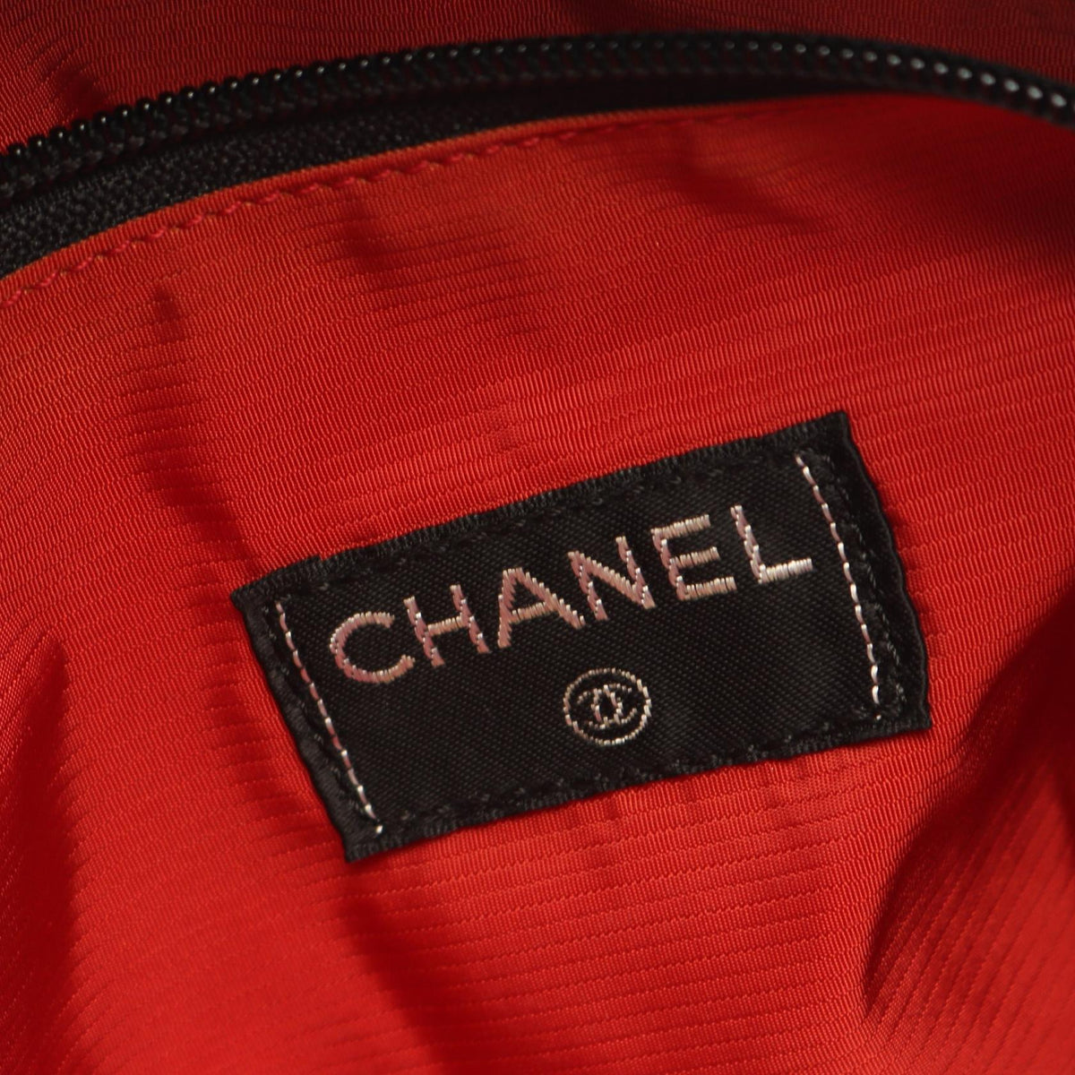 CHANEL Black Old travel line Nylon 2101219994079