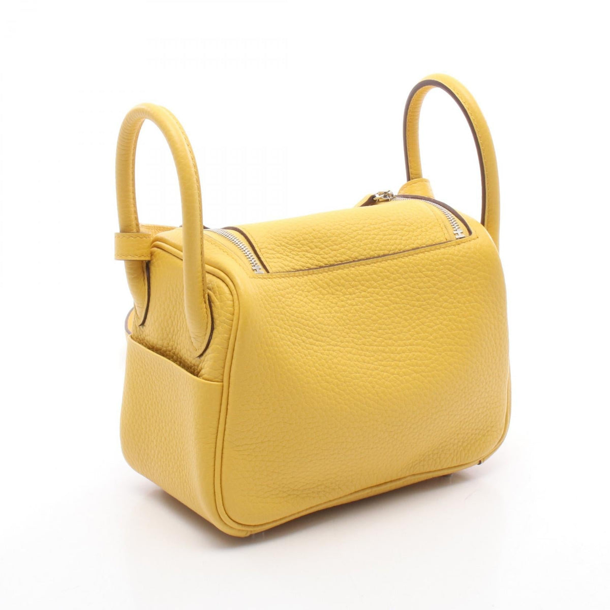 HERMES Lindy Mini Shoulder BagJaune ambre Jaune ambre Yellow Taurillon Clemence leather Taurillon Clemence 2101219992617