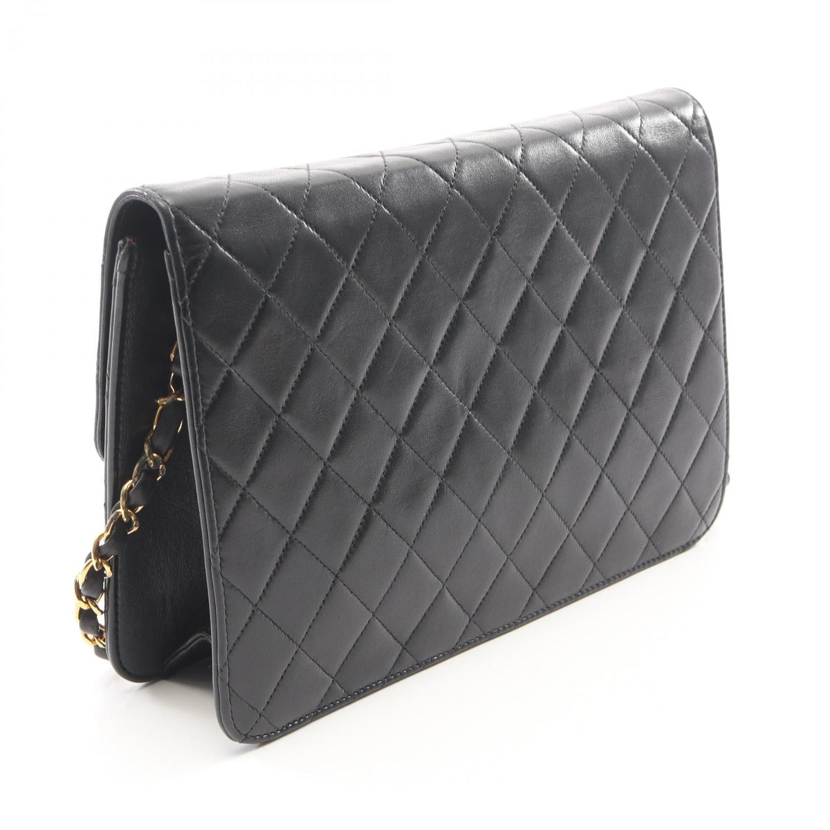 CHANEL Black Matelasse Push Lock Lambskin (sheep leather) 2101219991733