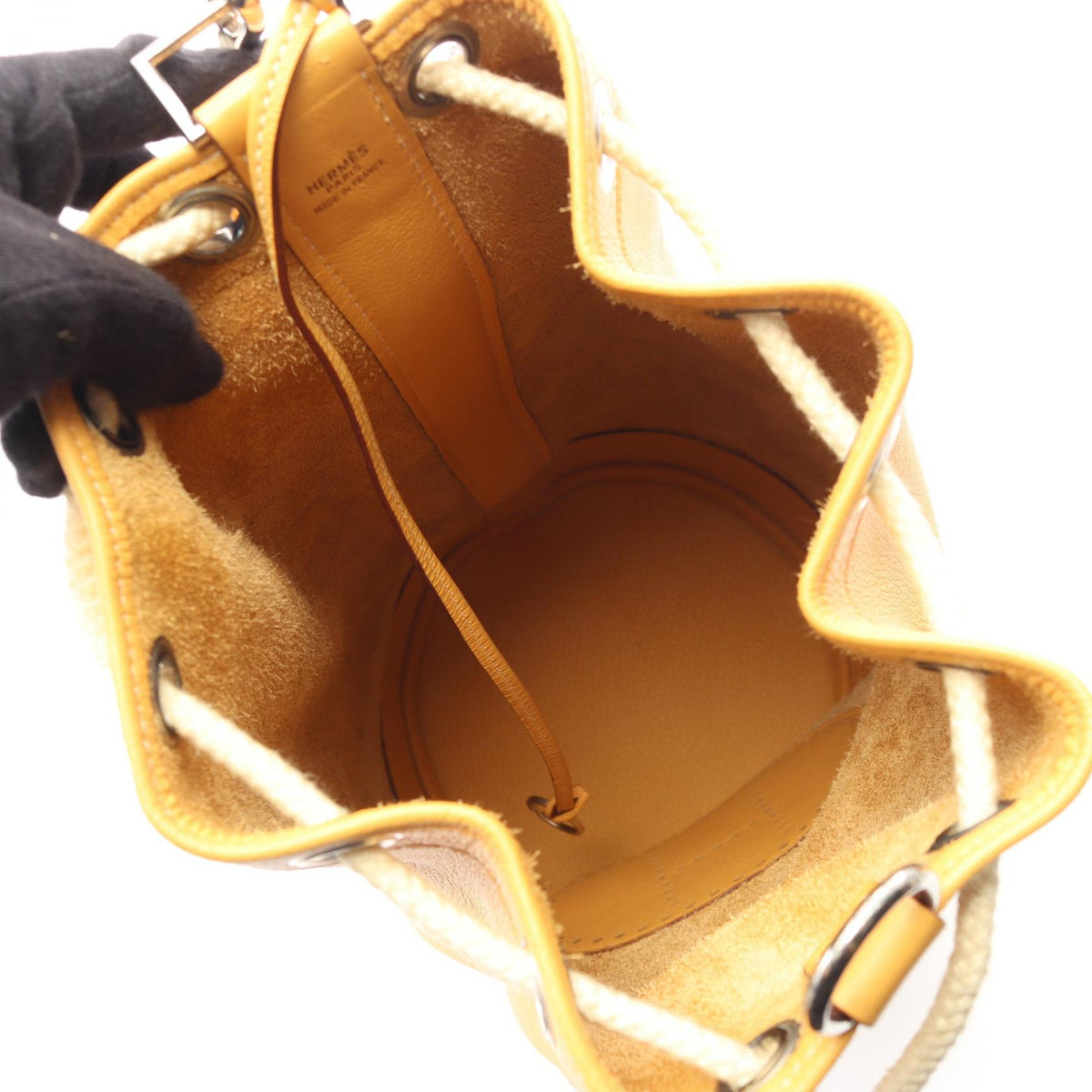 HERMES lunch Shoulder BagNatural sable Natural sable Beige Taurillon Clemence leather Taurillon Clemence 2101219992006