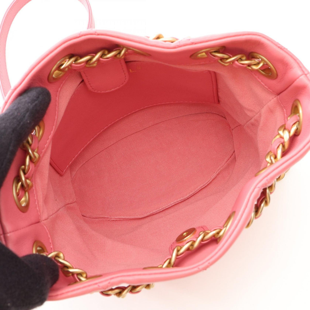 CHANEL Pink Matelasse Lambskin (sheep leather) AS4246 2106800636468
